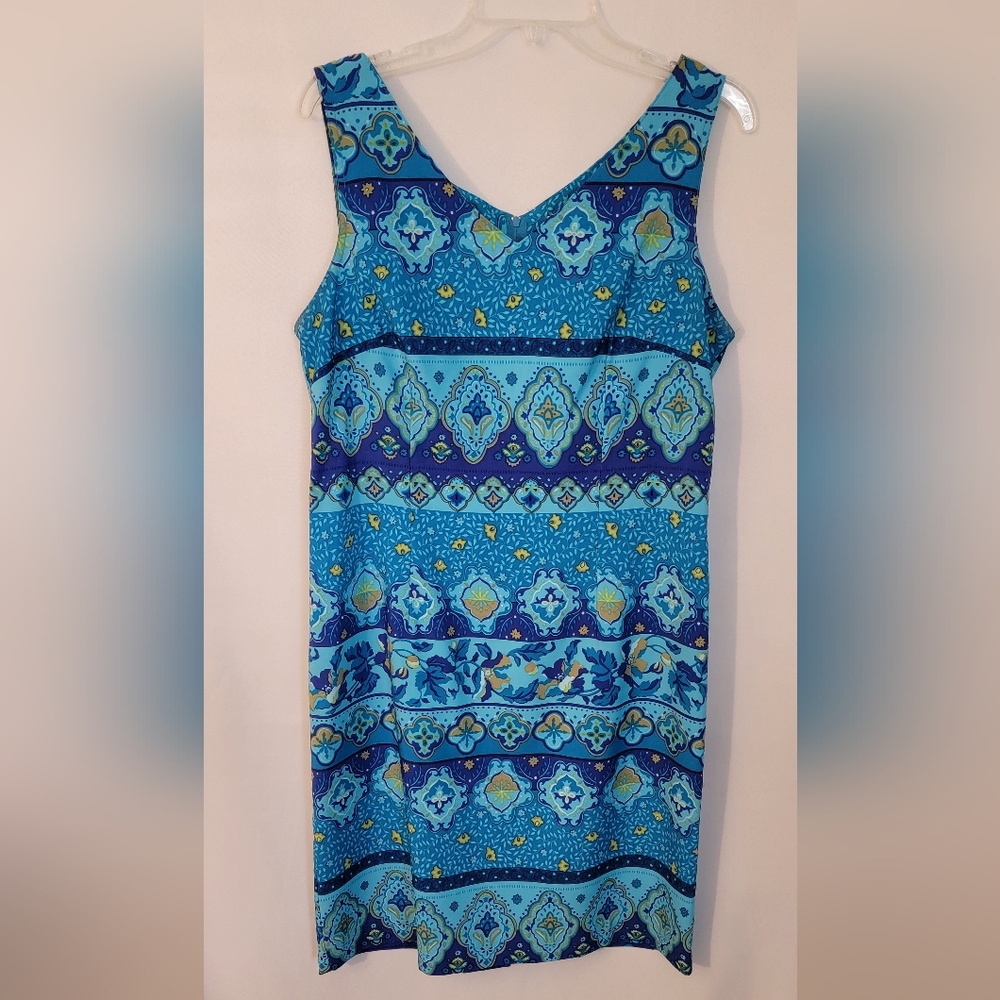 Kathie Lee Collection Sleeveless V-Neck Sundress Size 12
